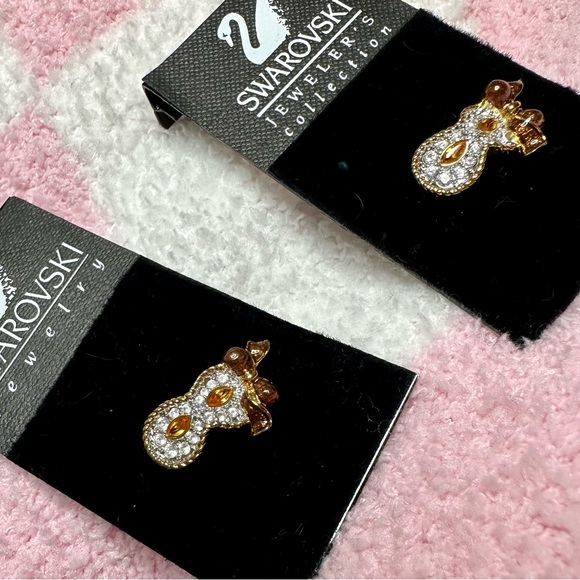 Swarovski Crystal Mask Brooch - Picture 5 of 7